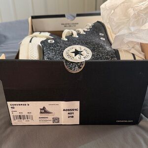 Converse Chuck Taylor Glitter High Tops | Women’s 10 | Like New w/ Box